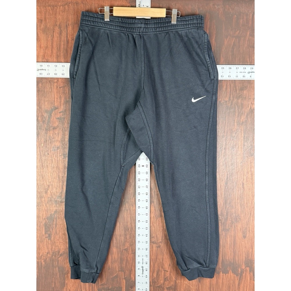 Nike Sportswear Club‎ Fleece Joggers Tapered 716830-010 Athleisure Black Mens XL